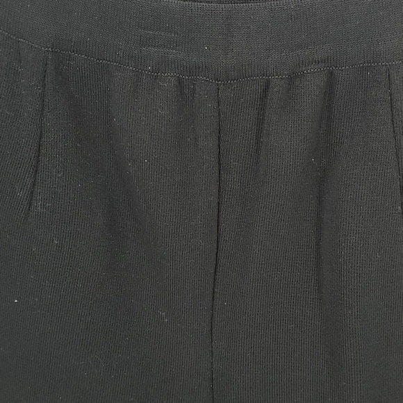 Ming Wang black stretch pants, straight.  XS fabulous fabric. - Picture 2 of 7